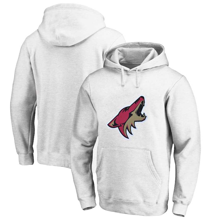 Men's Customized Phoenix Coyotes White All Stitched Pullover Hoodie,We sell and wholesale Men's Customized Phoenix Coyotes White All Stitched Pullover Hoodie on line form chian!